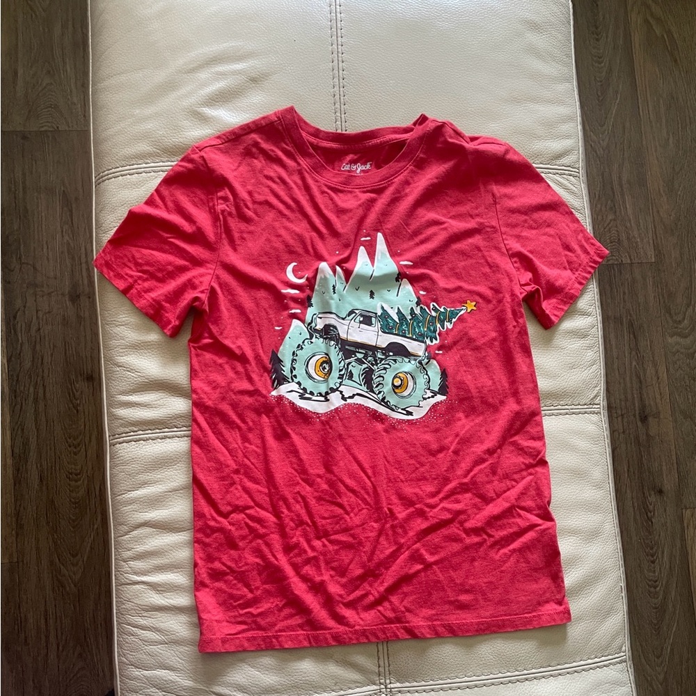 Cat & Jack Red Adventure Truck T-Shirt